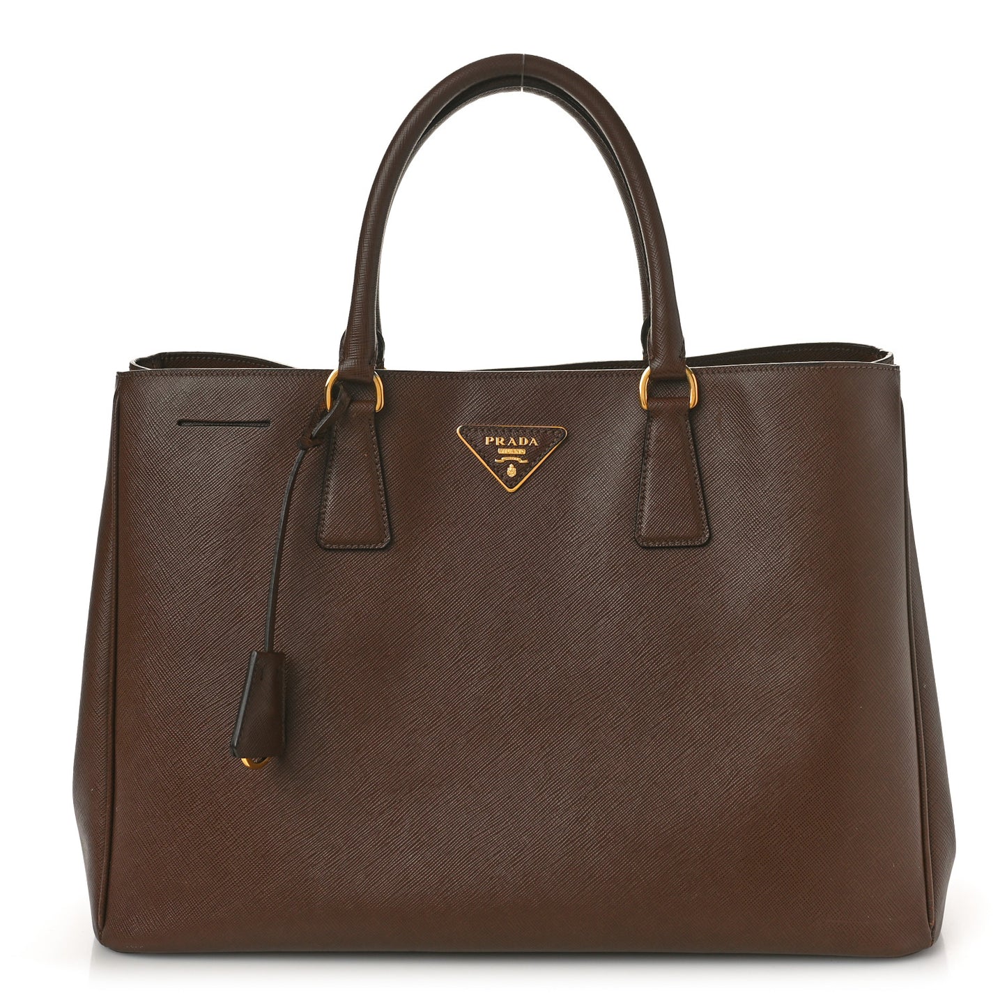 Saffiano Lux Large Tote Cacao