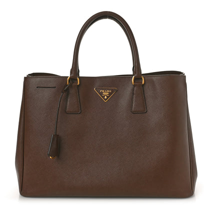Prada Saffiano Lux Large Tote Cacao 1 of 9
