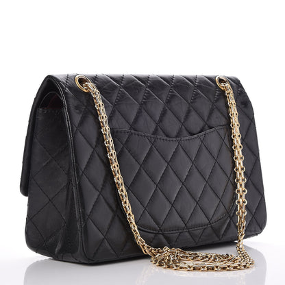 Chanel Aged Calfskin Quilted 2.55 Reissue 226 Flap Black 5 of 9
