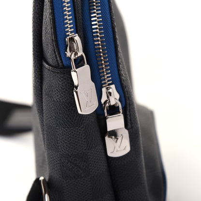 Louis Vuitton Damier Graphite Avenue Sling Backpack Blue 11 of 13