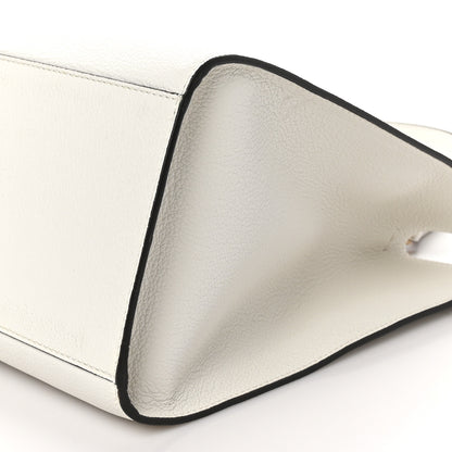 Fendi Vitello King Plexiglass Medium Fendi Sunshine Shopper Tote Bianco Ice Oro 10 of 10