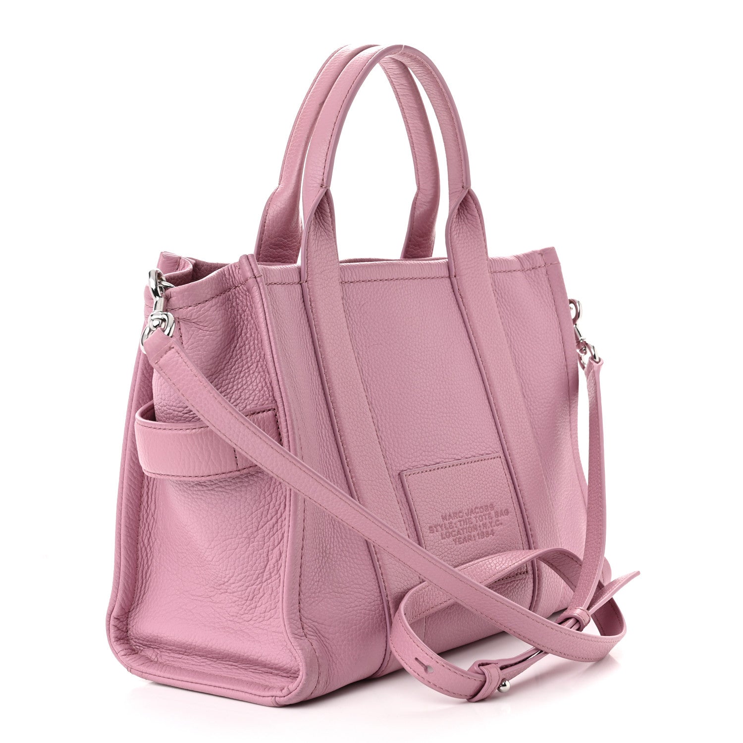 Marc Jacobs Grained Calfskin Medium The Tote Bag Regal Orchid 3 of 12