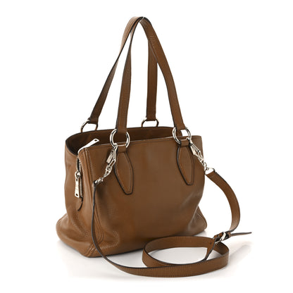 Miu Miu Vitello Phenix Shopping Tote Cannella 3 of 9