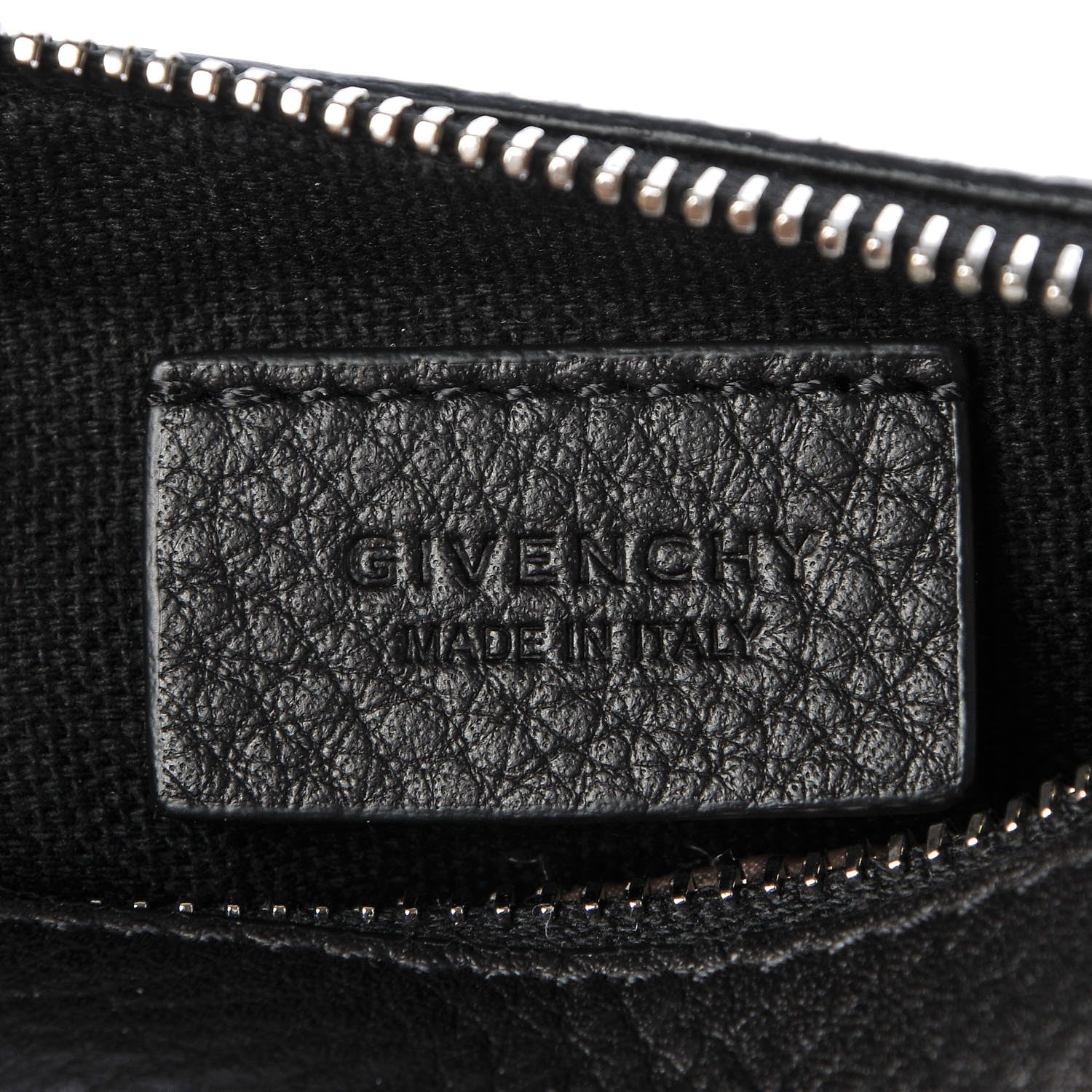 Givenchy Calfskin Pandora Wristlet Black 7 of 8