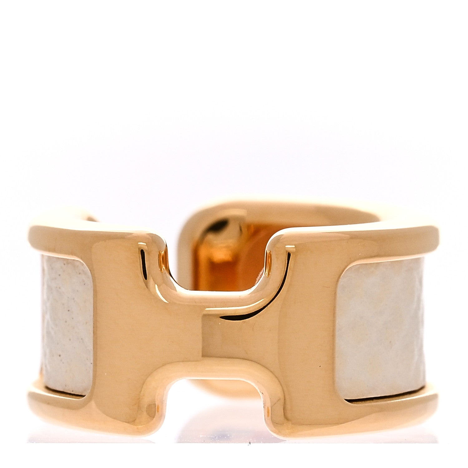 Hermes Epsom Olympe Ear Cuff Nata 1 of 4