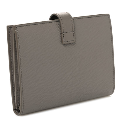 Celine Grained Calfskin Medium Multifunction Strap Wallet Pebble 3 of 7