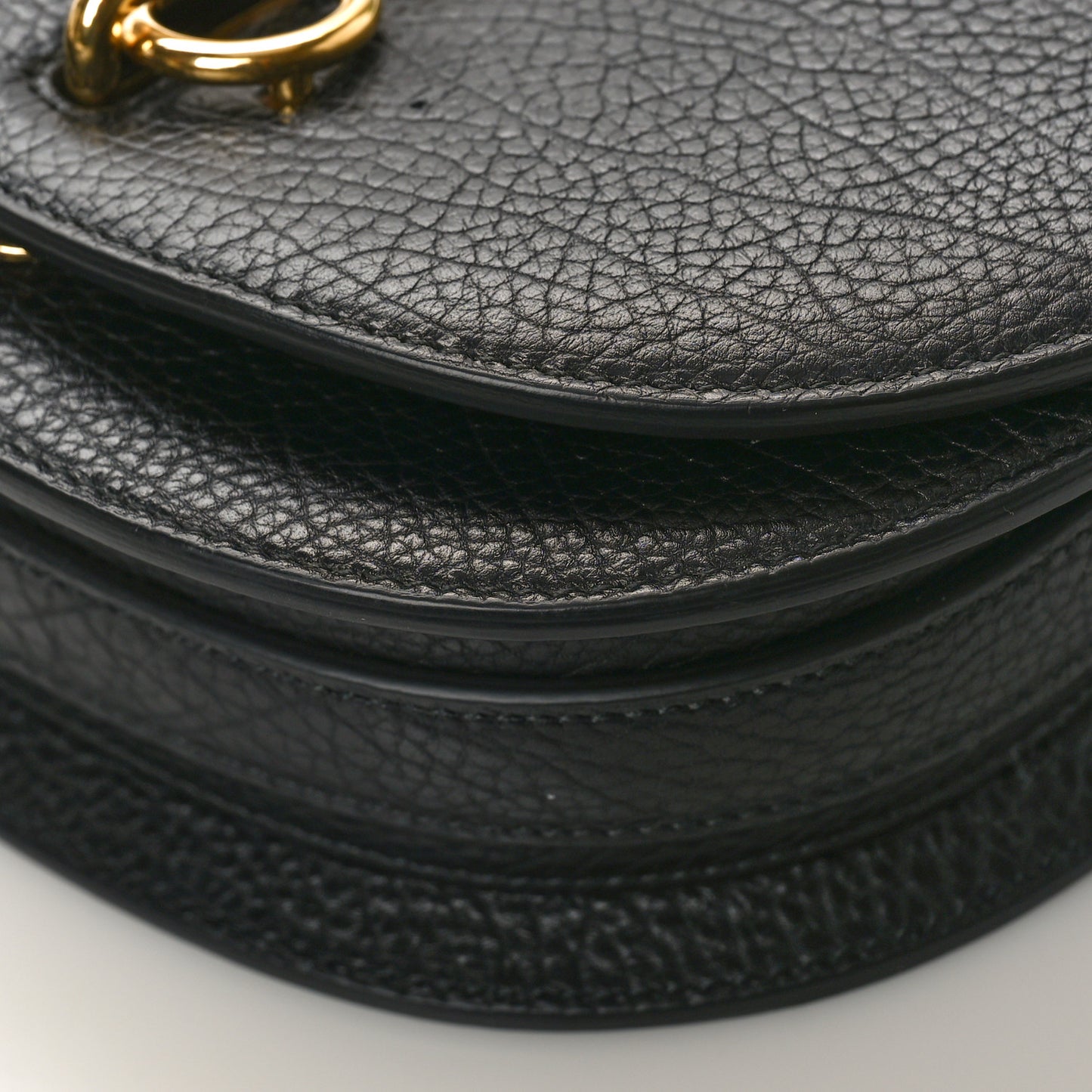Calfskin Mini Rocking Horse Crossbody Black