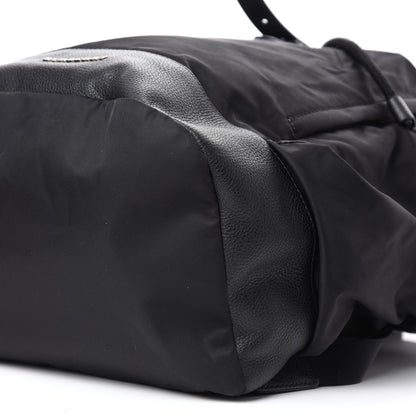 Burberry Nylon Grained Calfskin Watson Diaper Bag Black 7 of 11