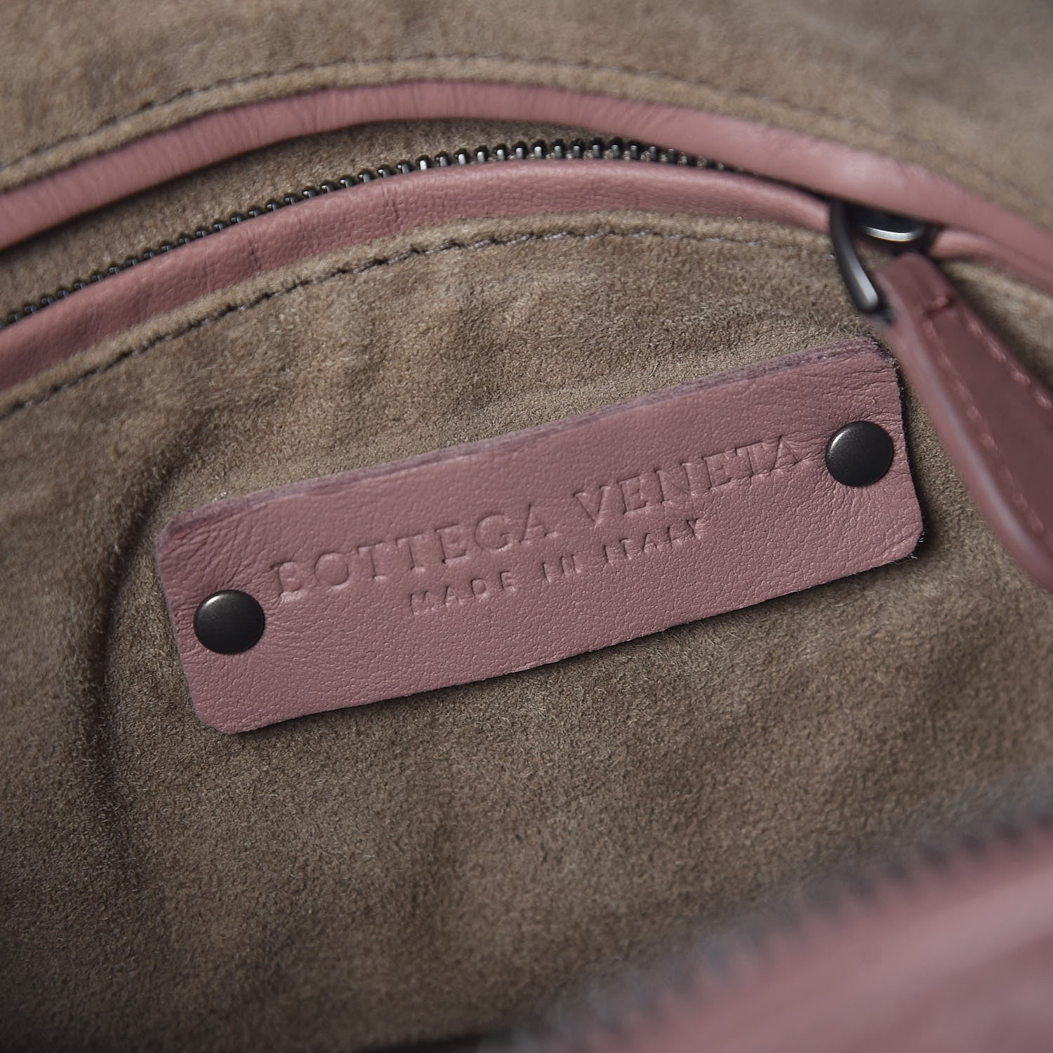 Bottega Veneta Nappa Intrecciato Satchel Dusty Rose 6 of 15