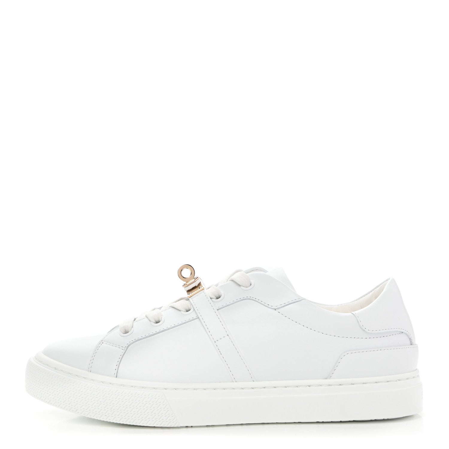 Hermes Calfskin Day Sneakers 37 White 1 of 8