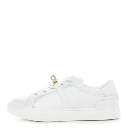 Hermes Calfskin Day Sneakers 37 White 1 of 8