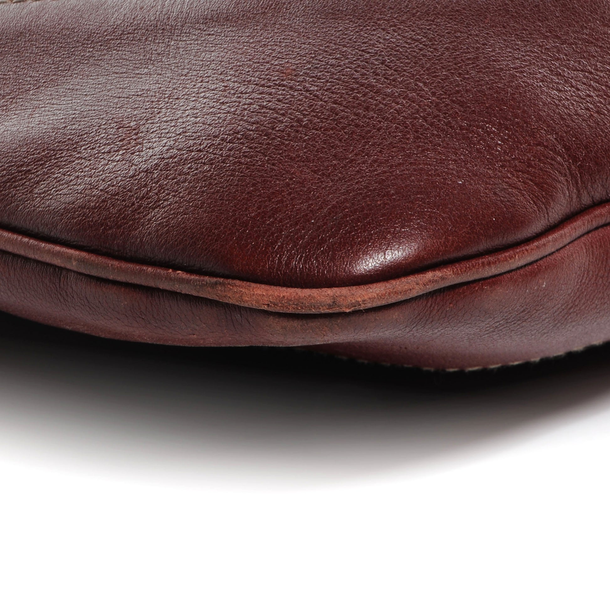 Gucci Guccissima Large Jackie O Bouvier Hobo Dark Red 5 of 8