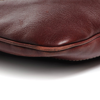 Gucci Guccissima Large Jackie O Bouvier Hobo Dark Red 5 of 8