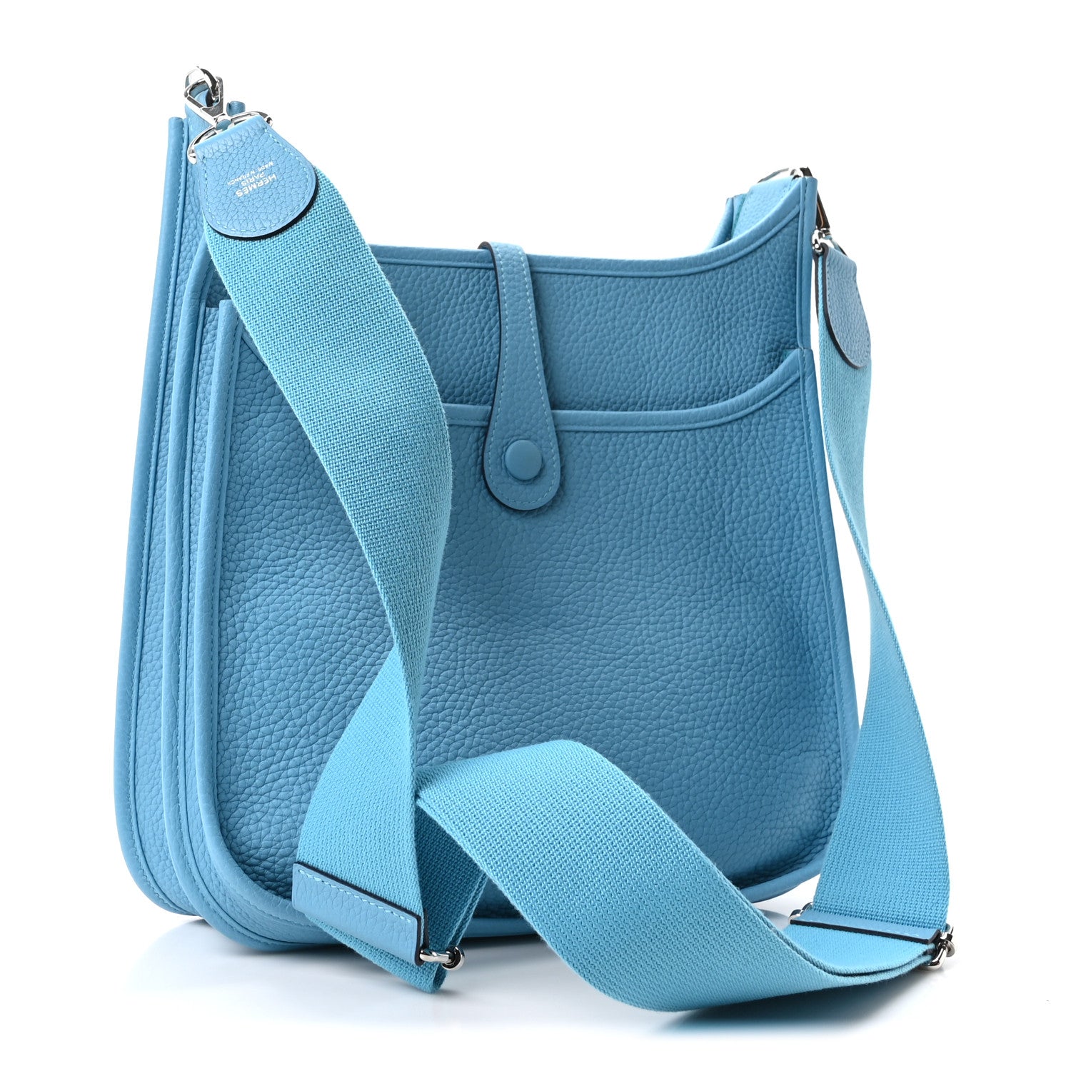 Hermes Taurillon Clemence Evelyne III PM Bleu Du Nord 3 of 10