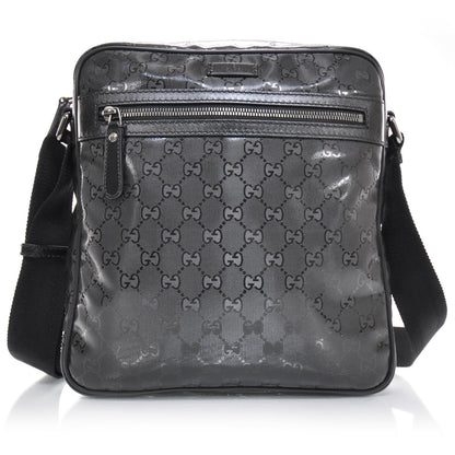 Gucci Imprime Monogram Medium Messenger Bag Black 1 of 9