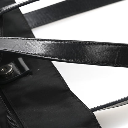 Prada Nylon Vela Drawstring Shopping Tote Black 11 of 12