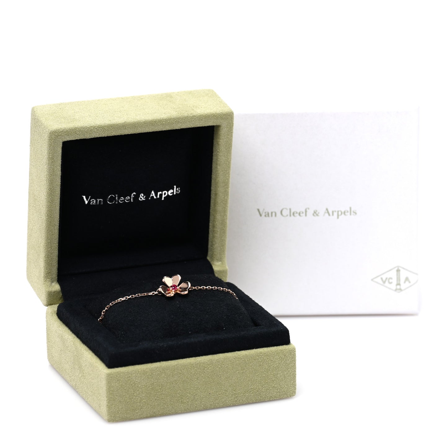 18K Rose Gold Ruby Mini Frivole Bracelet