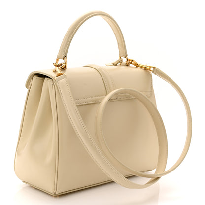 Celine Satinated Calfskin Small 16 Top Handle Bag Beige 4 of 25
