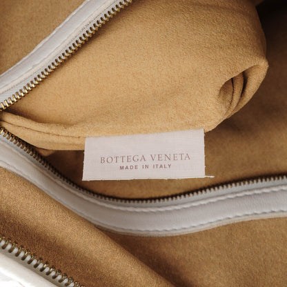 Bottega Veneta Nappa Intrecciato Medium Veneta Chain Hobo White 7 of 8