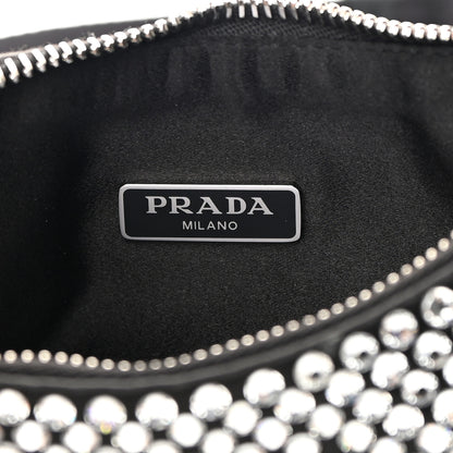 Prada Satin Crystal Re-Edition 2005 Shoulder Bag Cristal 6 of 12