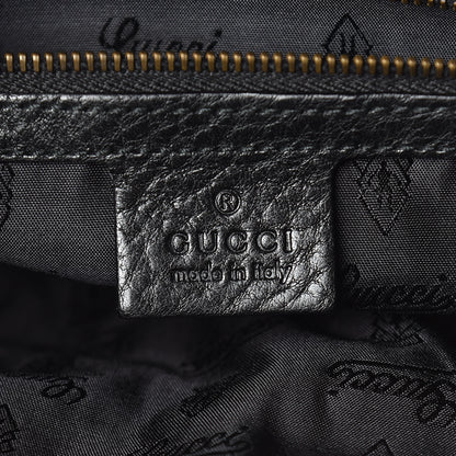 Gucci Calfskin Large Babouska Tote Black 6 of 10