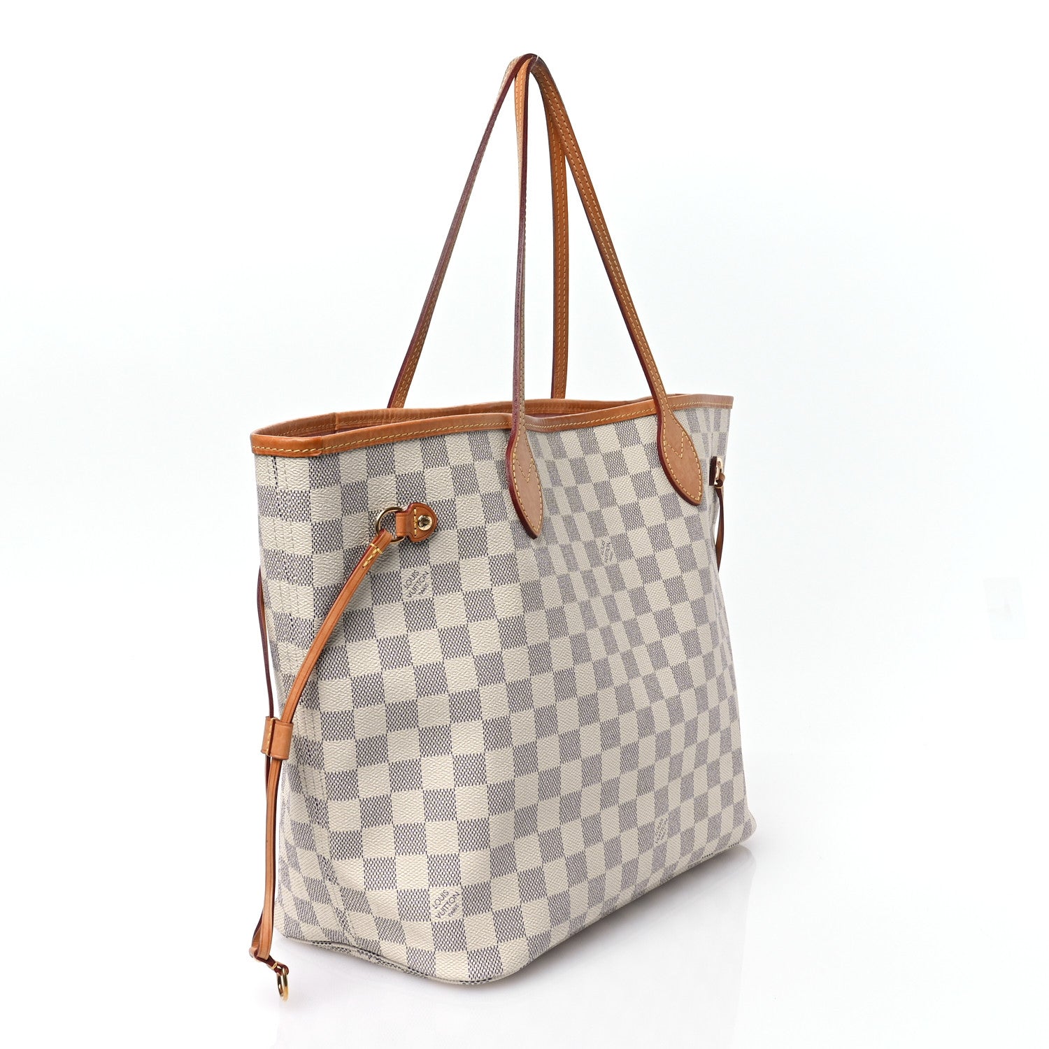 Louis Vuitton Damier Azur Neo Neverfull MM Rose Ballerine 4 of 13