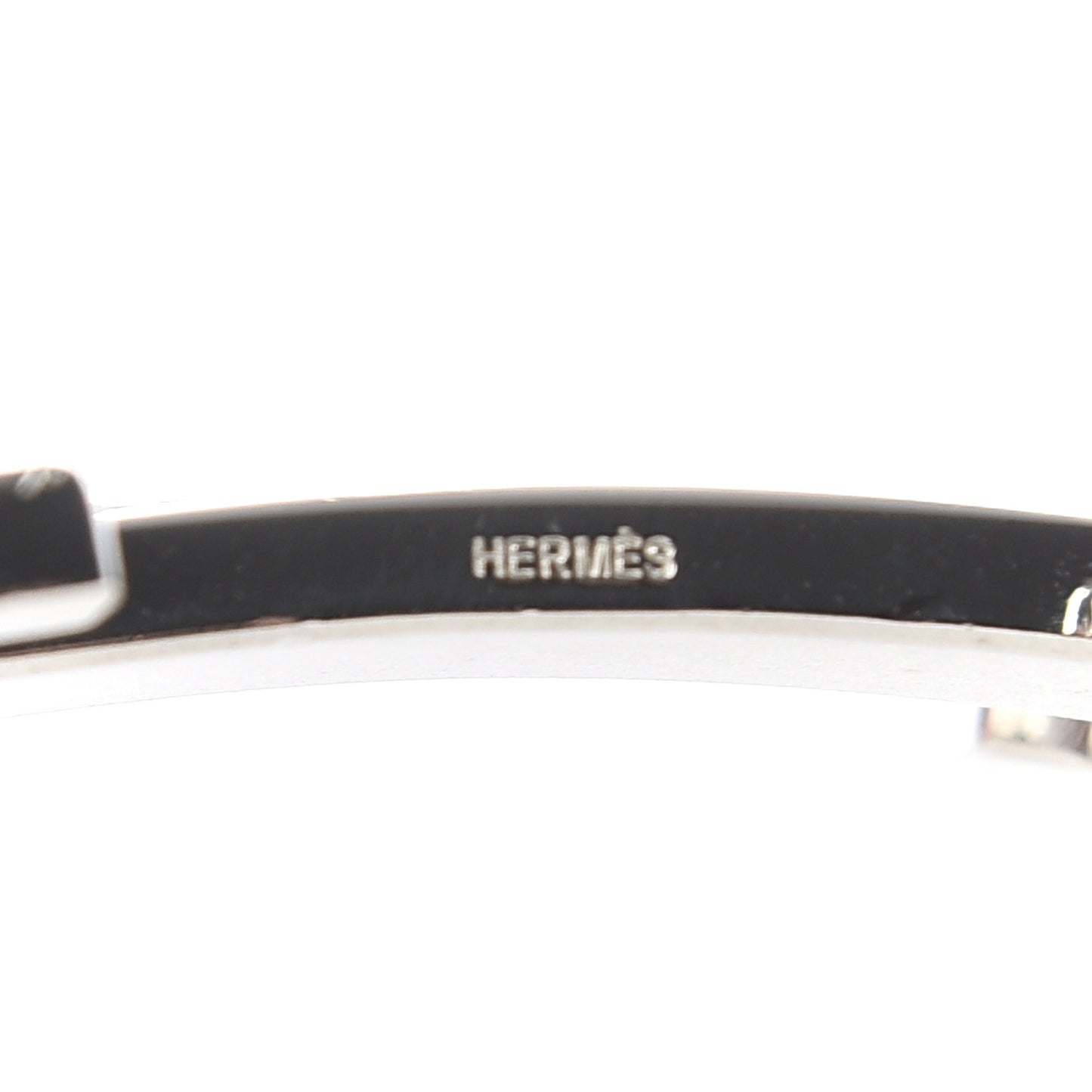 Polished Palladium 32mm H Belt Buckle Silver