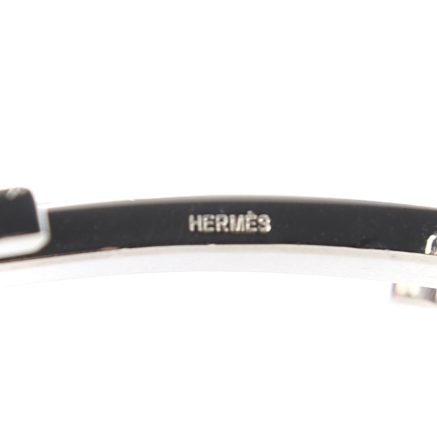 Hermes Polished Palladium 32mm H Belt Buckle Silver 4 of 4