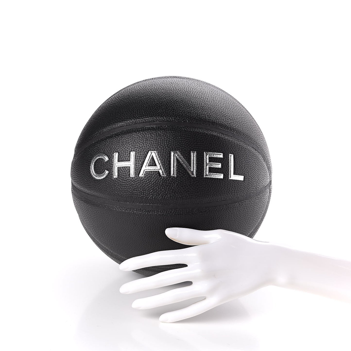 Lambskin Chain Net and Basketball Black