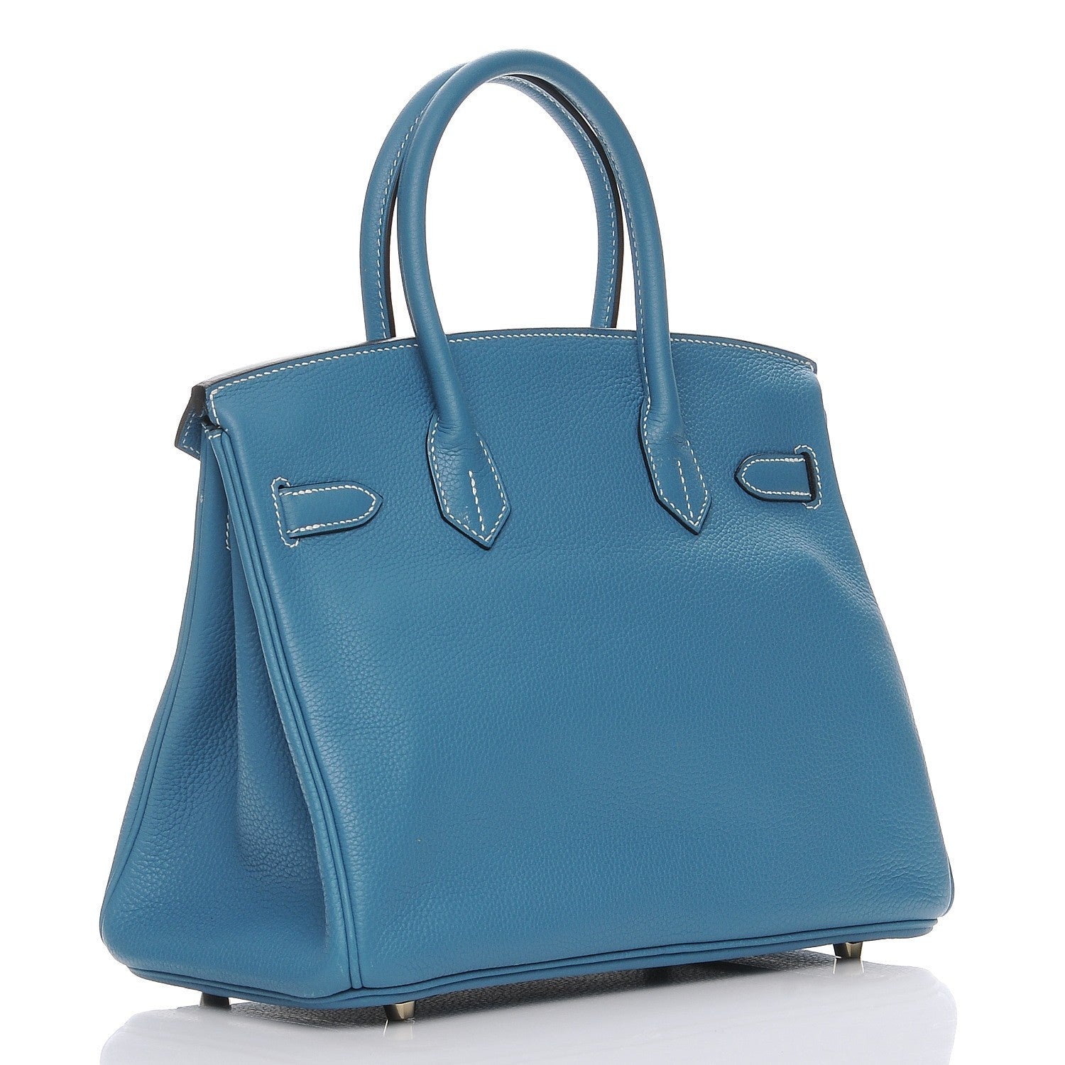 Hermes Togo Birkin 30 Blue Jean 3 of 23