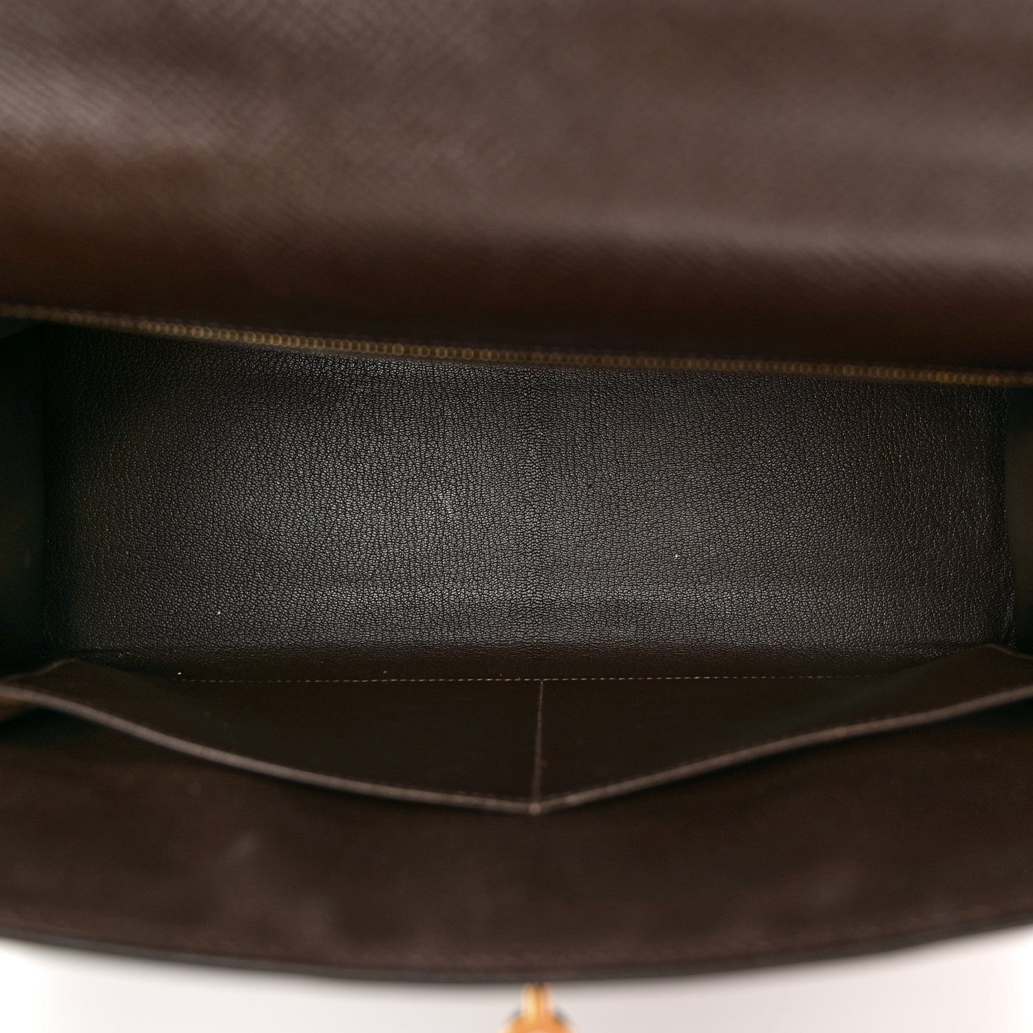 Hermes Epsom Kelly Sellier 32 Chocolate 5 of 23