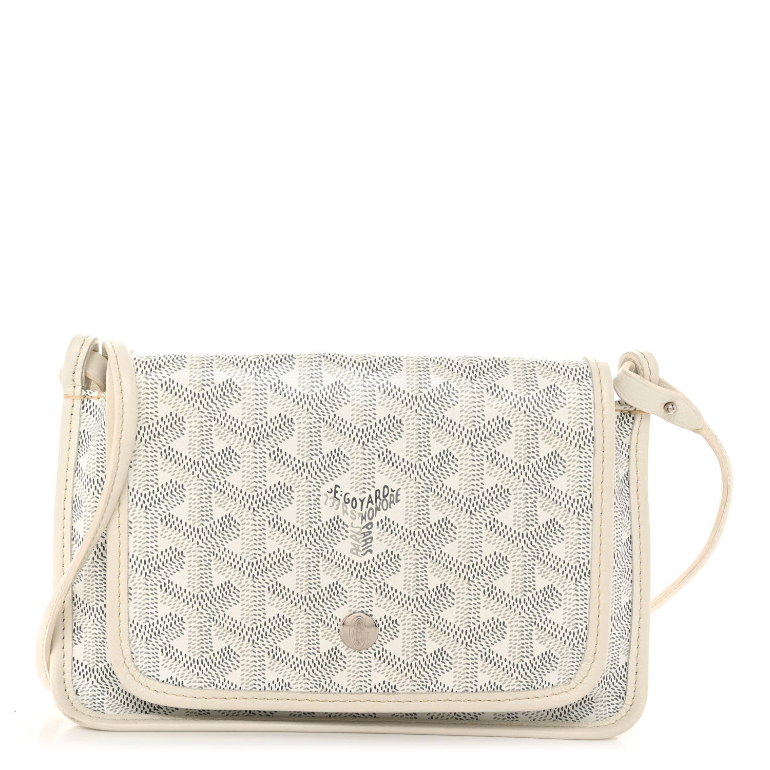 Goyard Goyardine Plumet Wallet Clutch White 1 of 9