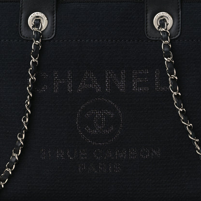Chanel Mixed Fibers Small Deauville Tote Black 8 of 10