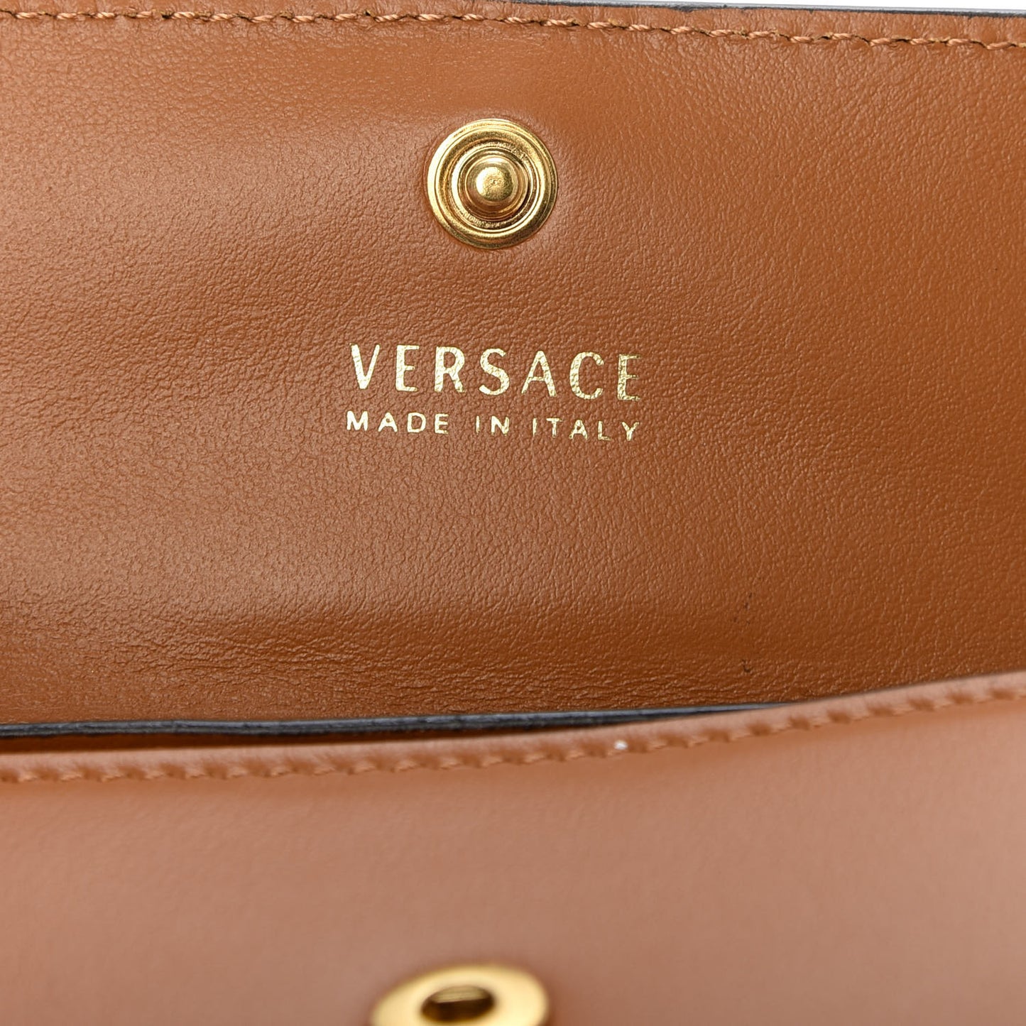 Nappa Barocco Virtus Coin Purse Brown