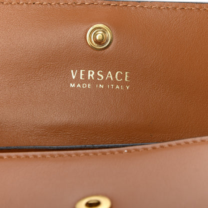 Versace Nappa Barocco Virtus Coin Purse Brown 6 of 7