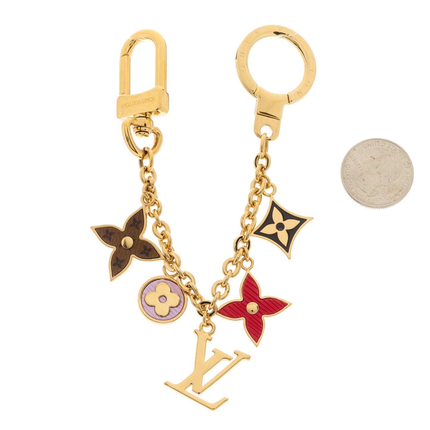Reverse Monogram Epi Spring Street Bag Charm Chain