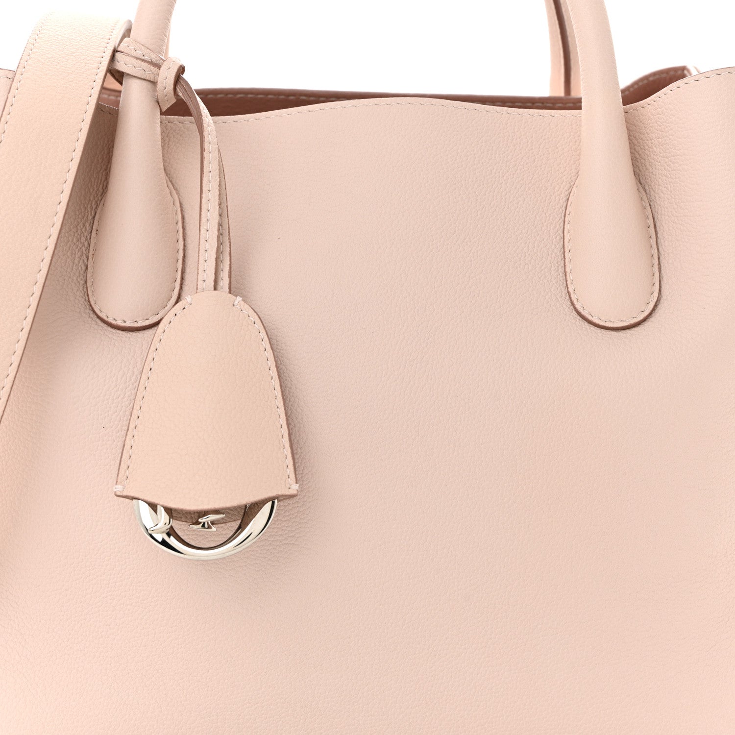Christian Dior Supple Grained Calfskin Medium Open Bar Tote Rose Poudre 8 of 13
