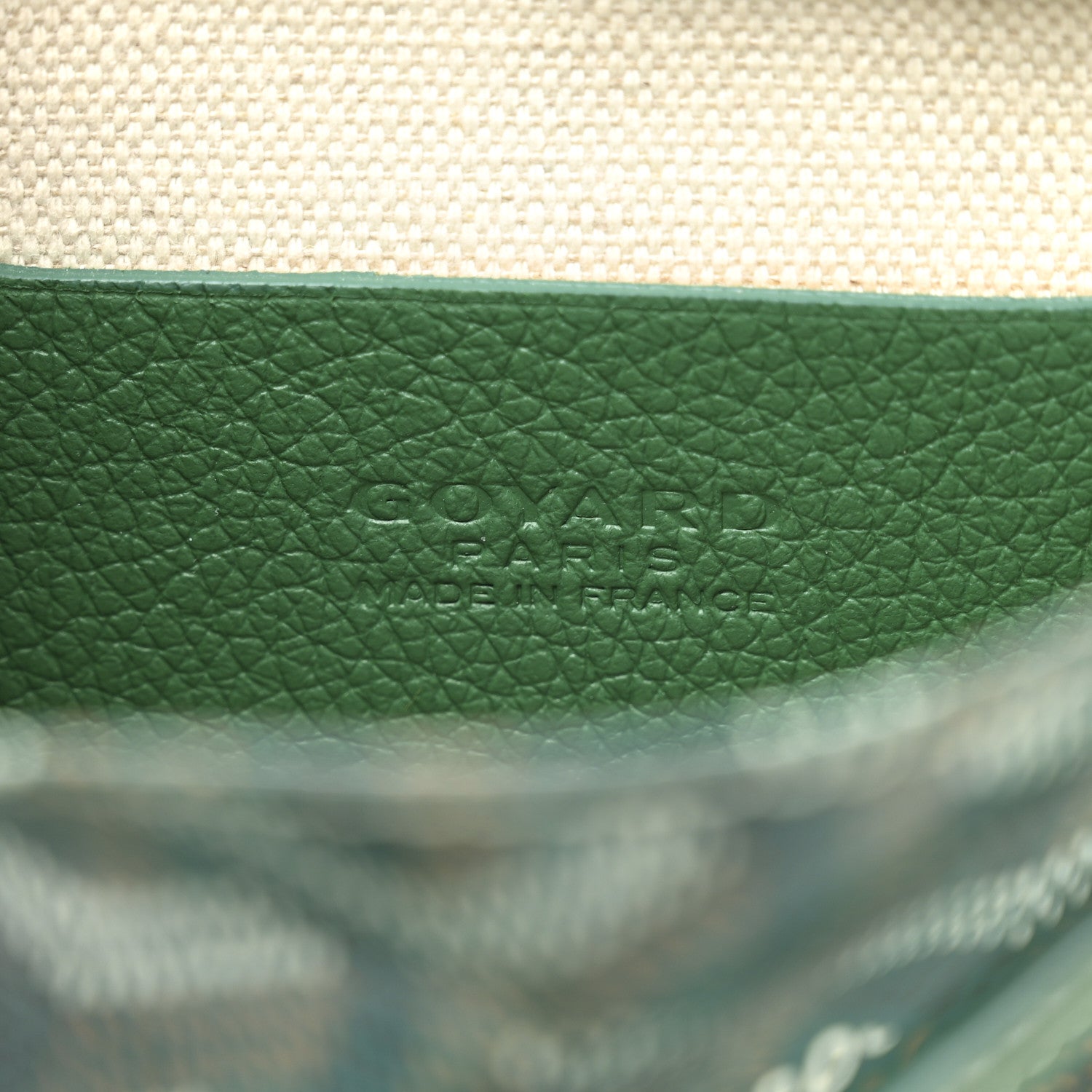 Goyard Goyardine Plumet Wallet Clutch Green 8 of 11