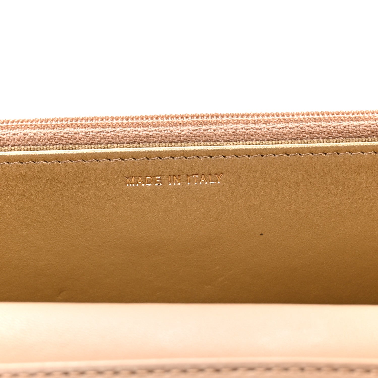 Chanel Lambskin Quilted CC Pearl Crush Wallet on Chain WOC Beige 6 of 11