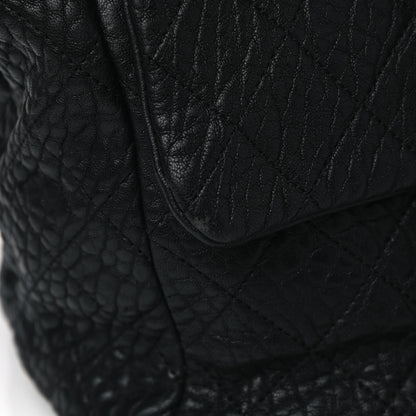 Chanel Crumpled Lambskin Quilted Large Tote Black 14 of 18