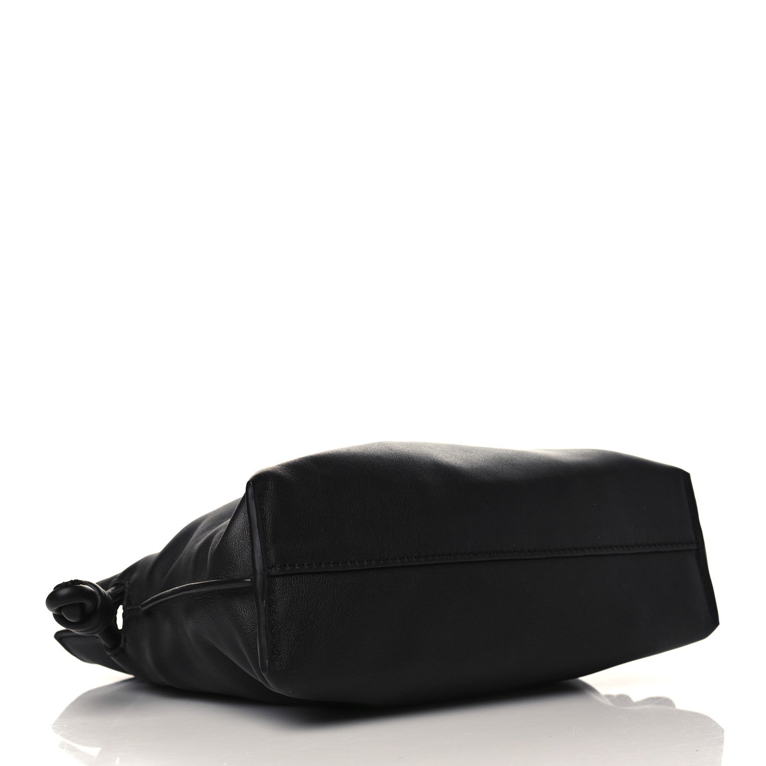 Loewe Nappa Calfskin Mini Flamenco Knot Clutch With Chain Black 4 of 9