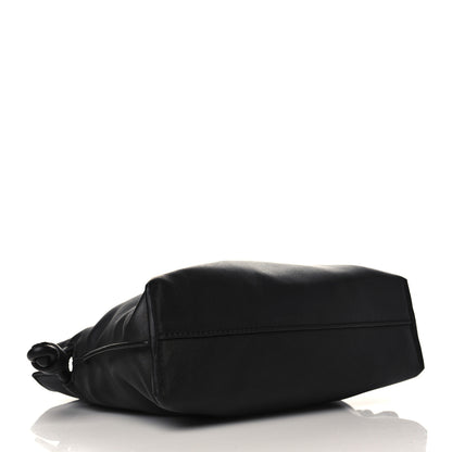 Loewe Nappa Calfskin Mini Flamenco Knot Clutch With Chain Black 4 of 9
