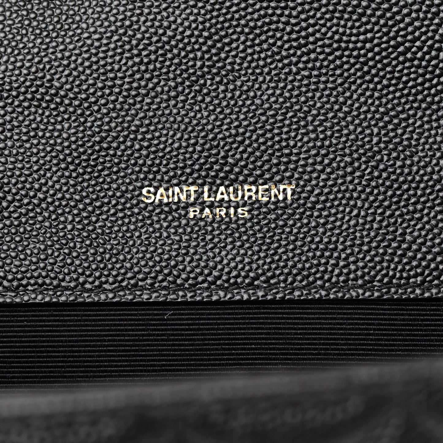 Grain De Poudre Textured Mixed Matelasse Triquilt Small Monogram Satchel Black