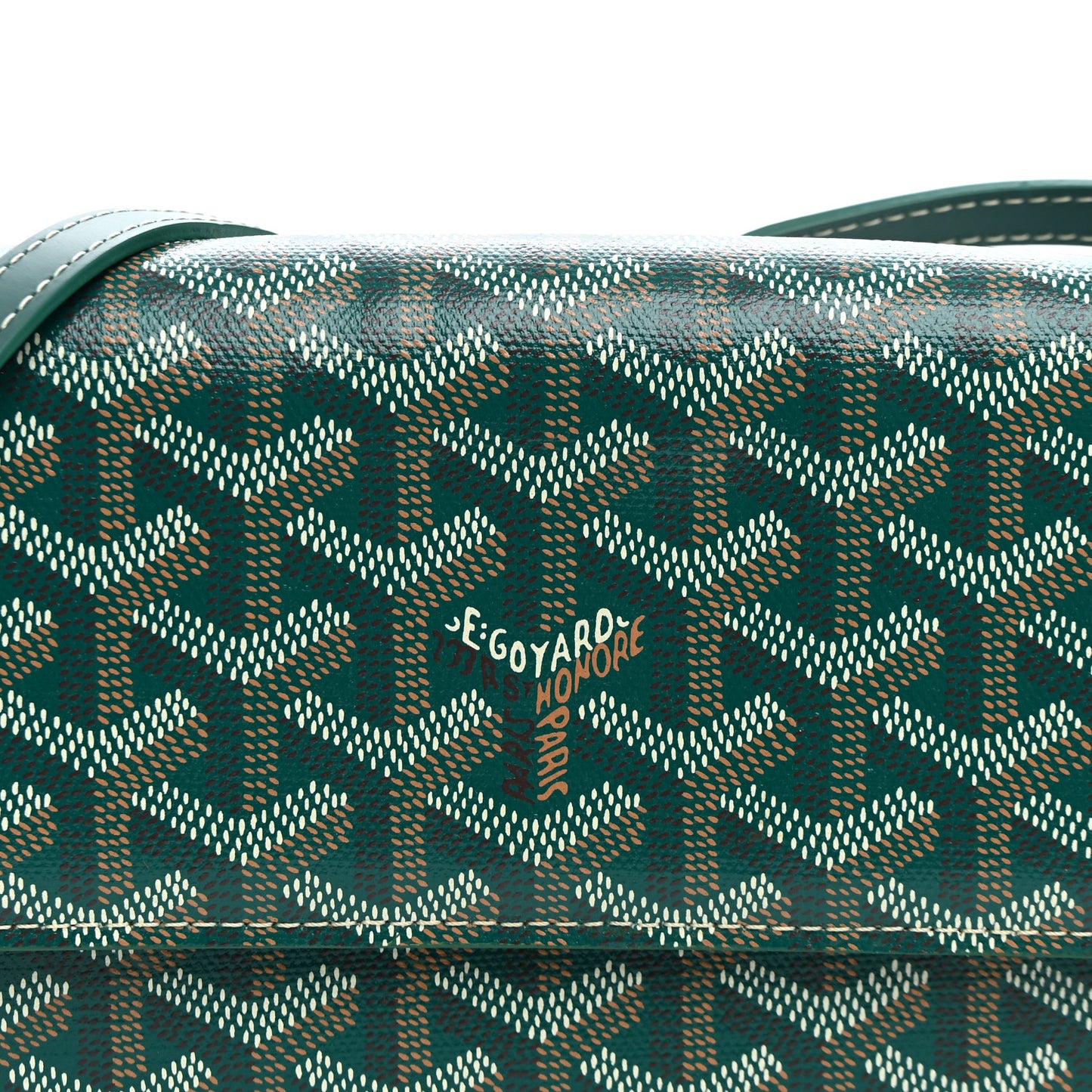 Goyardine Varenne Continental Wallet Green