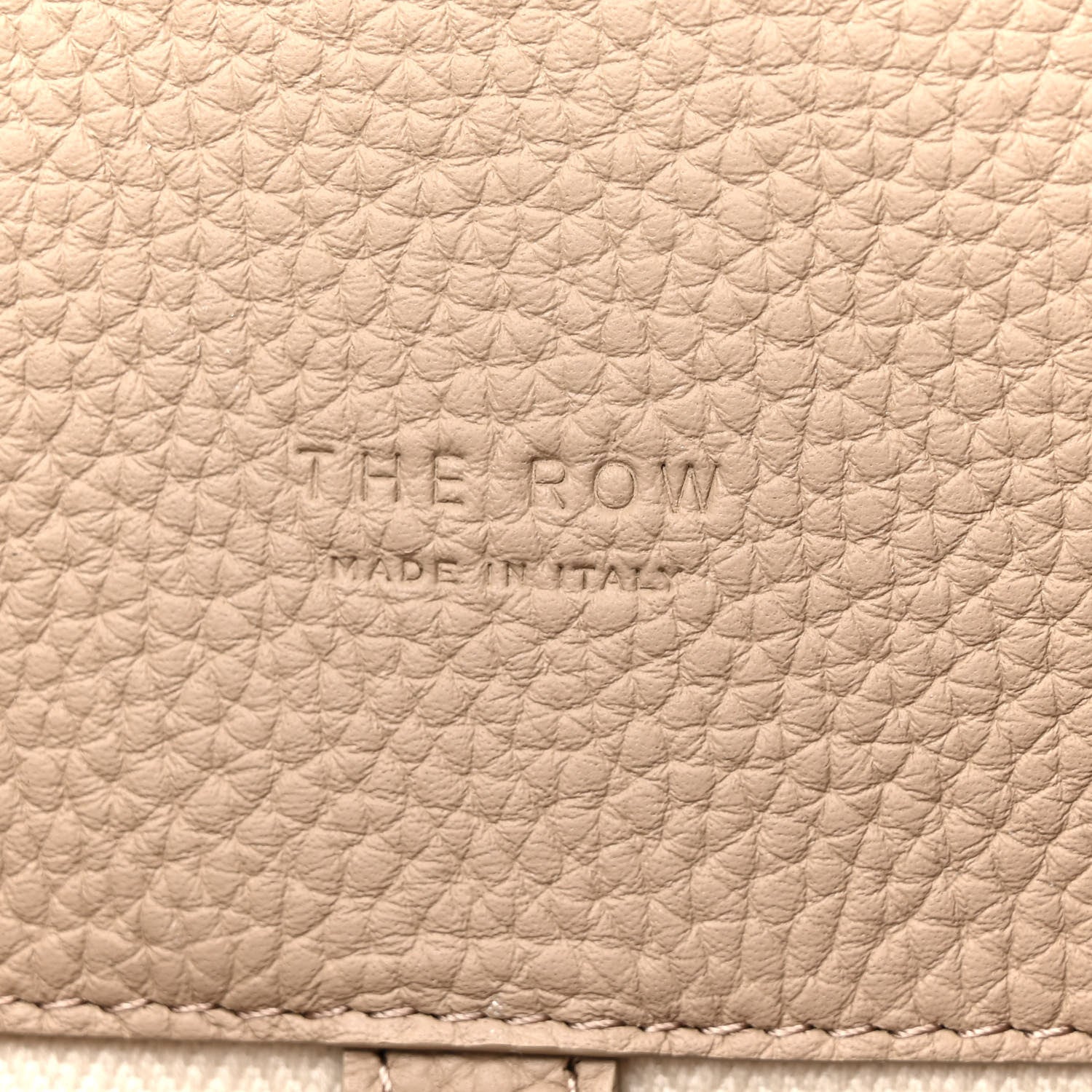 The Row Matte Grained Calfskin Soft Margaux 15 Dark Taupe 6 of 11