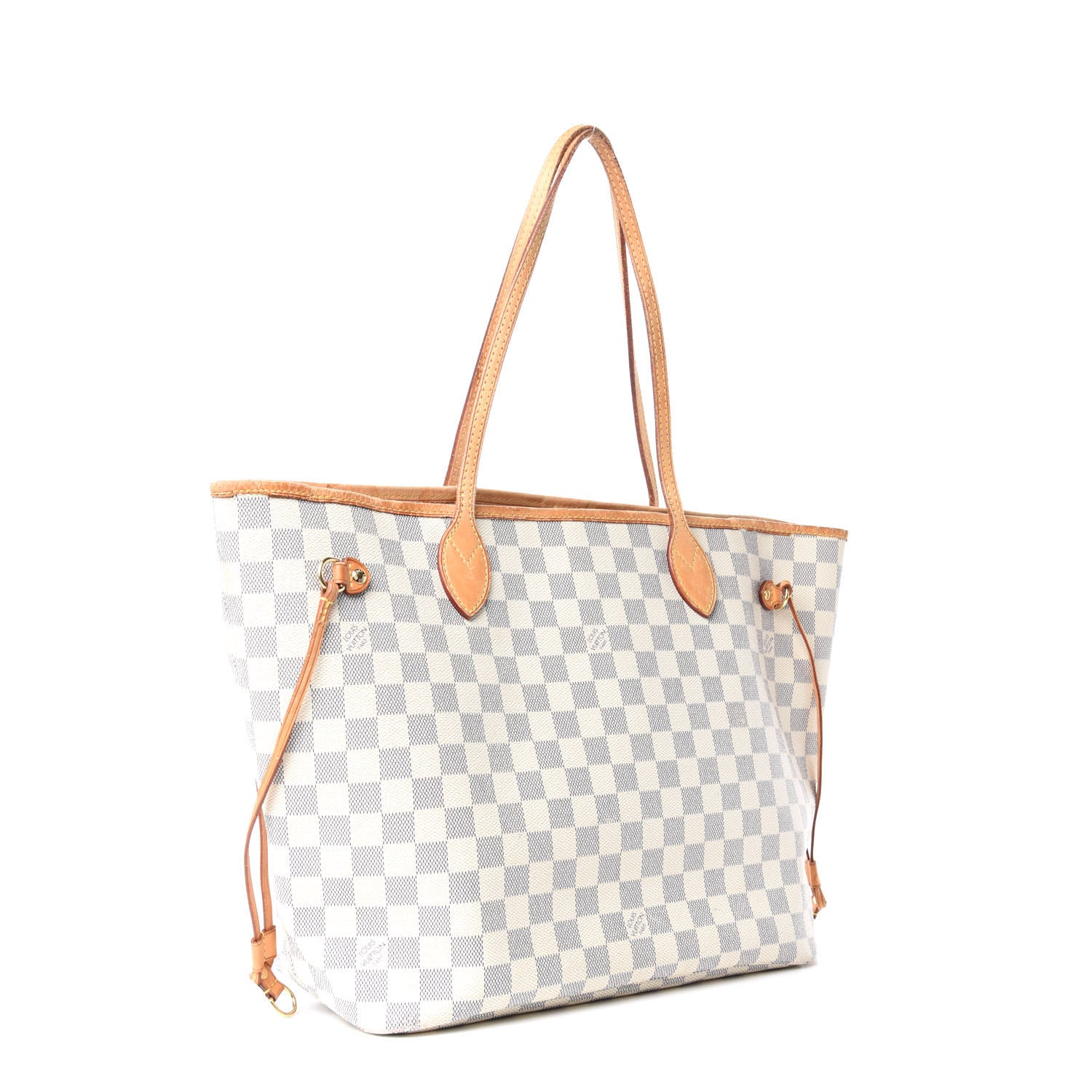 Louis Vuitton Damier Azur Neverfull MM 3 of 9