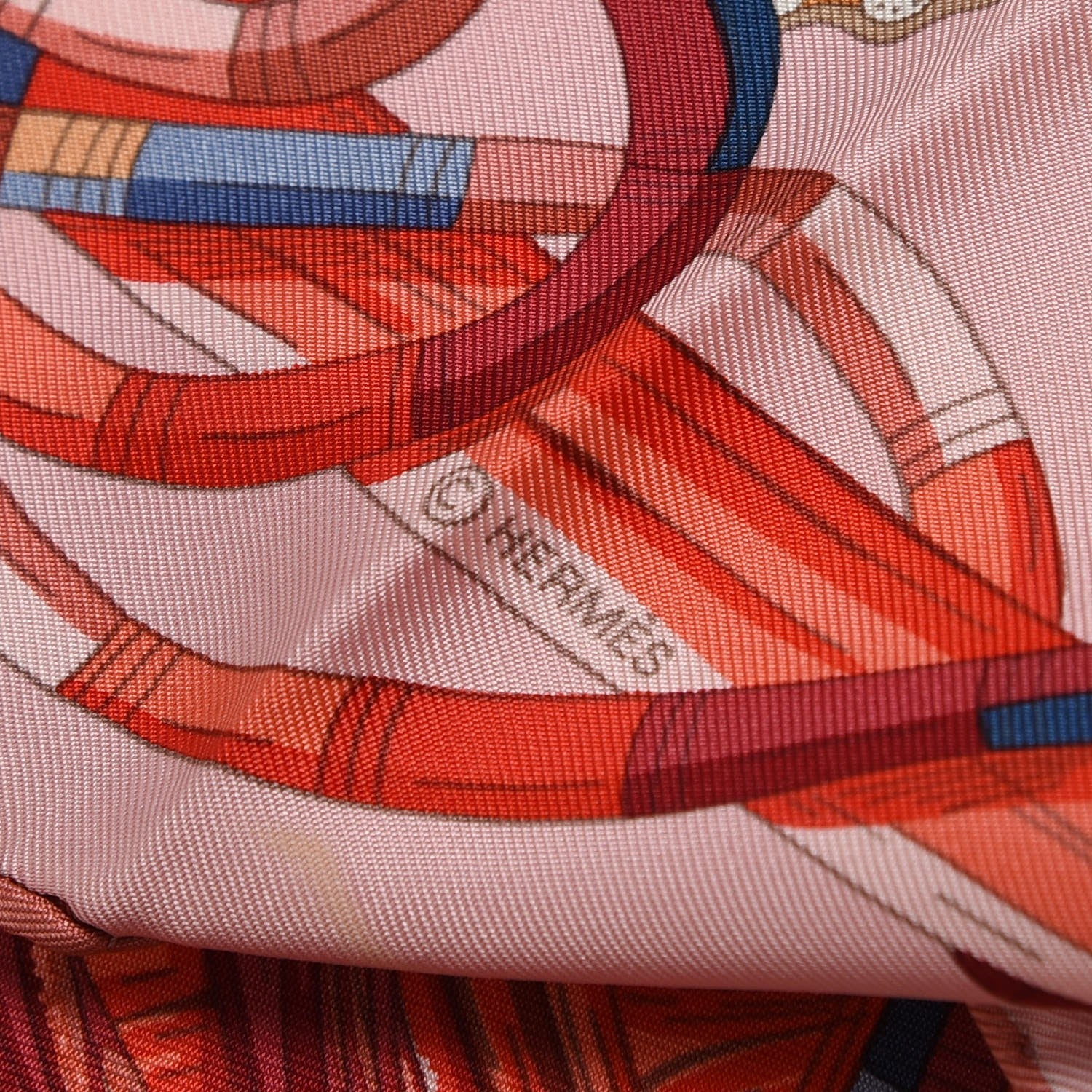 Hermes Silk Au Fil Du Carre Scarf 90 4 of 5