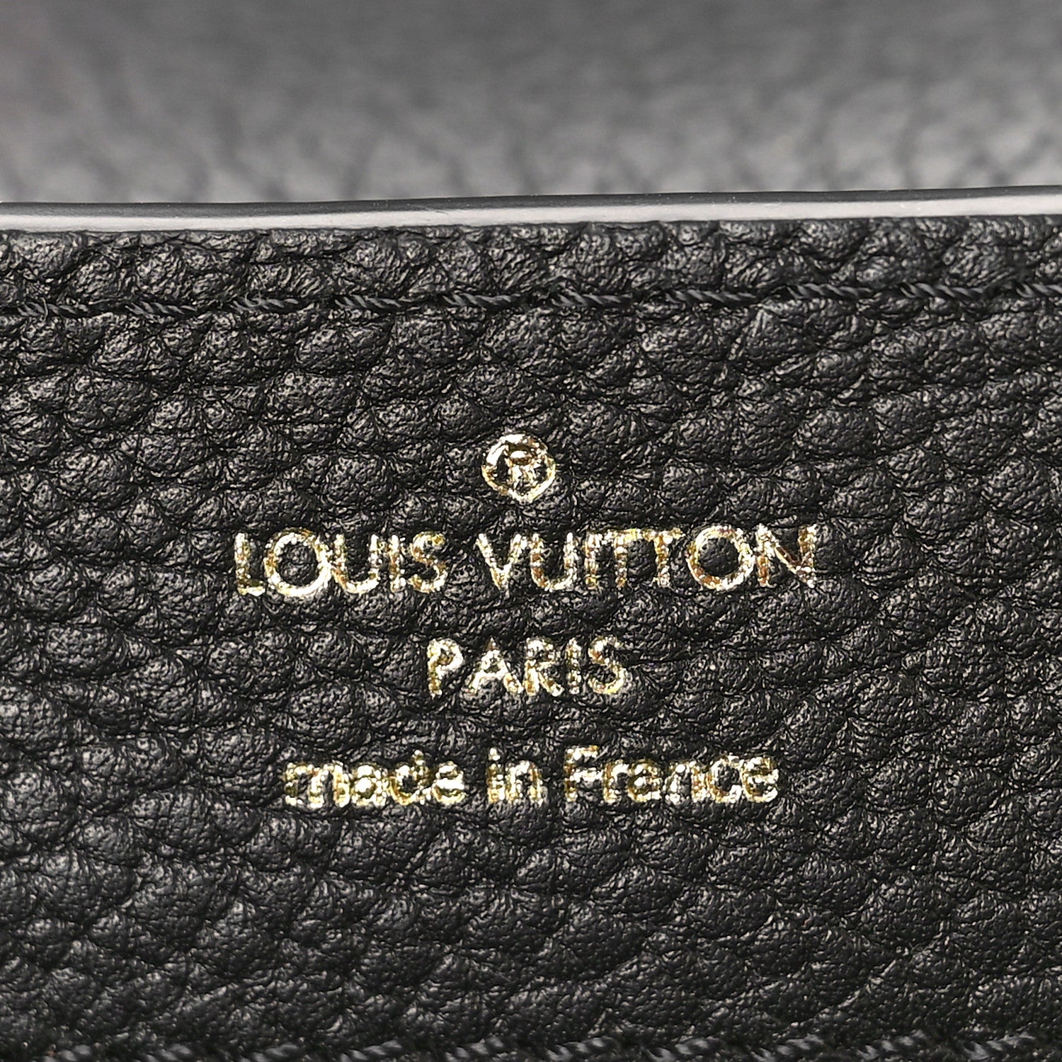 Louis Vuitton Taurillon Mini Capucines Black 6 of 7
