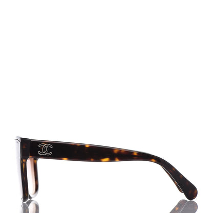 Chanel Acetate Butterfly Sunglasses 5386 Dark Tortoise 3 of 7