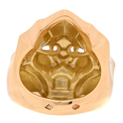 Chanel 18K Yellow Gold Sous Le Signe Du Lion Ring 50 5.25 3 of 5